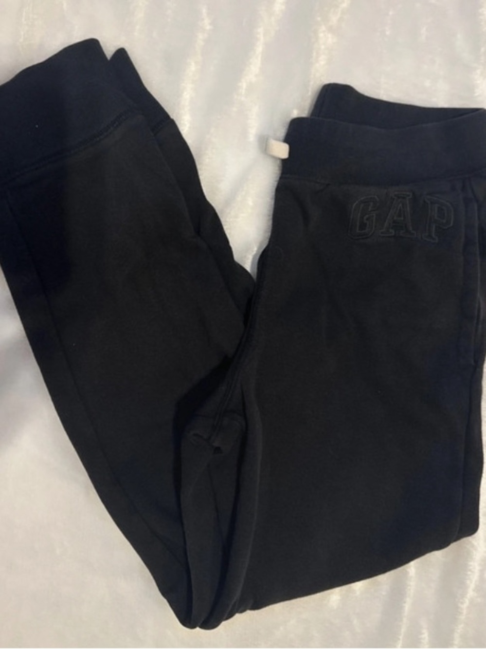 GAP Kids Black Fleece Joggers